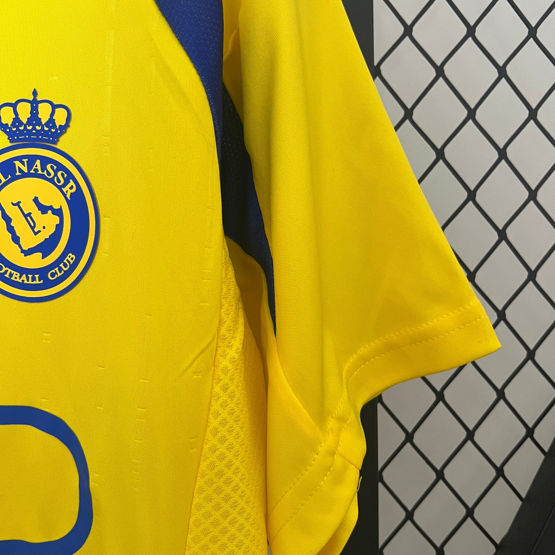 Camisa Al-Nassr Home 2024/25 - Adidas Torcedor Masculina - Amarela/Azul