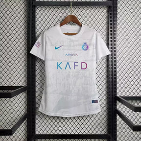 Camisa Al-Nassr Third 2023/24 - Nike Torcedor Feminina - Branca/Azul