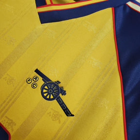 Camisa Arsenal Away 1988/89 - Adidas Retrô Masculina - Amarela/Azul