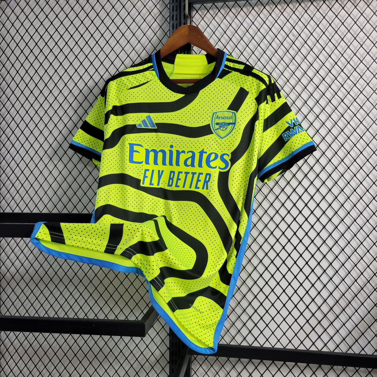 Camisa Arsenal Away 2023/24 - Adidas Torcedor Masculina - Verde/Preta