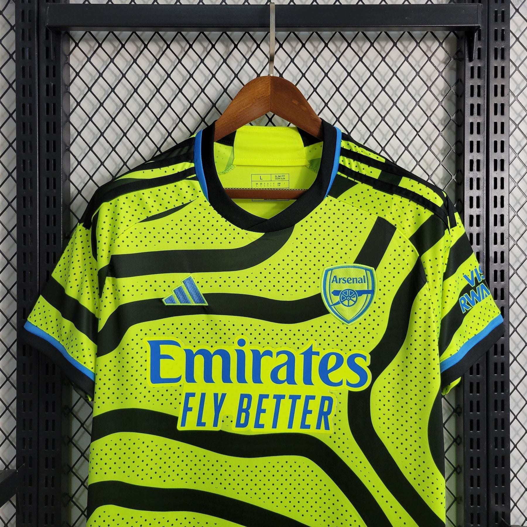 Camisa Arsenal Away 2023/24 - Adidas Torcedor Masculina - Verde/Preta