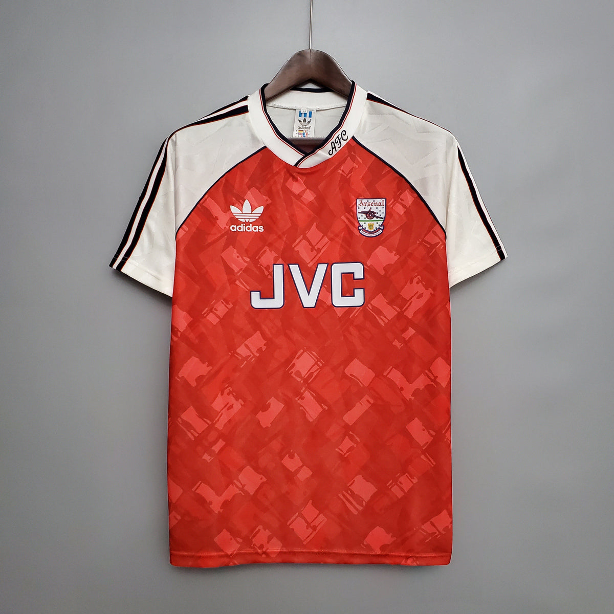 Camisa Arsenal Home 1990/92 - Adidas Retrô Masculina - Vermelha/Branca