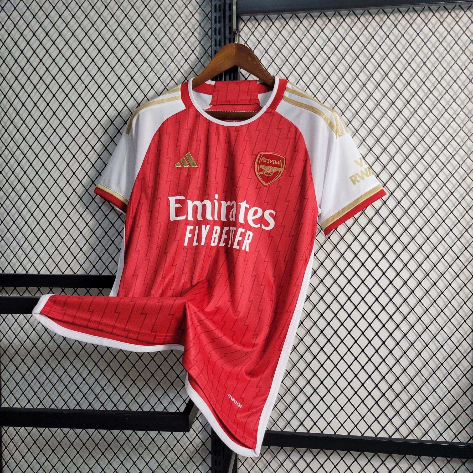 Camisa Arsenal Home 2023/24 - Adidas Torcedor Masculina - Vermelha/Branca