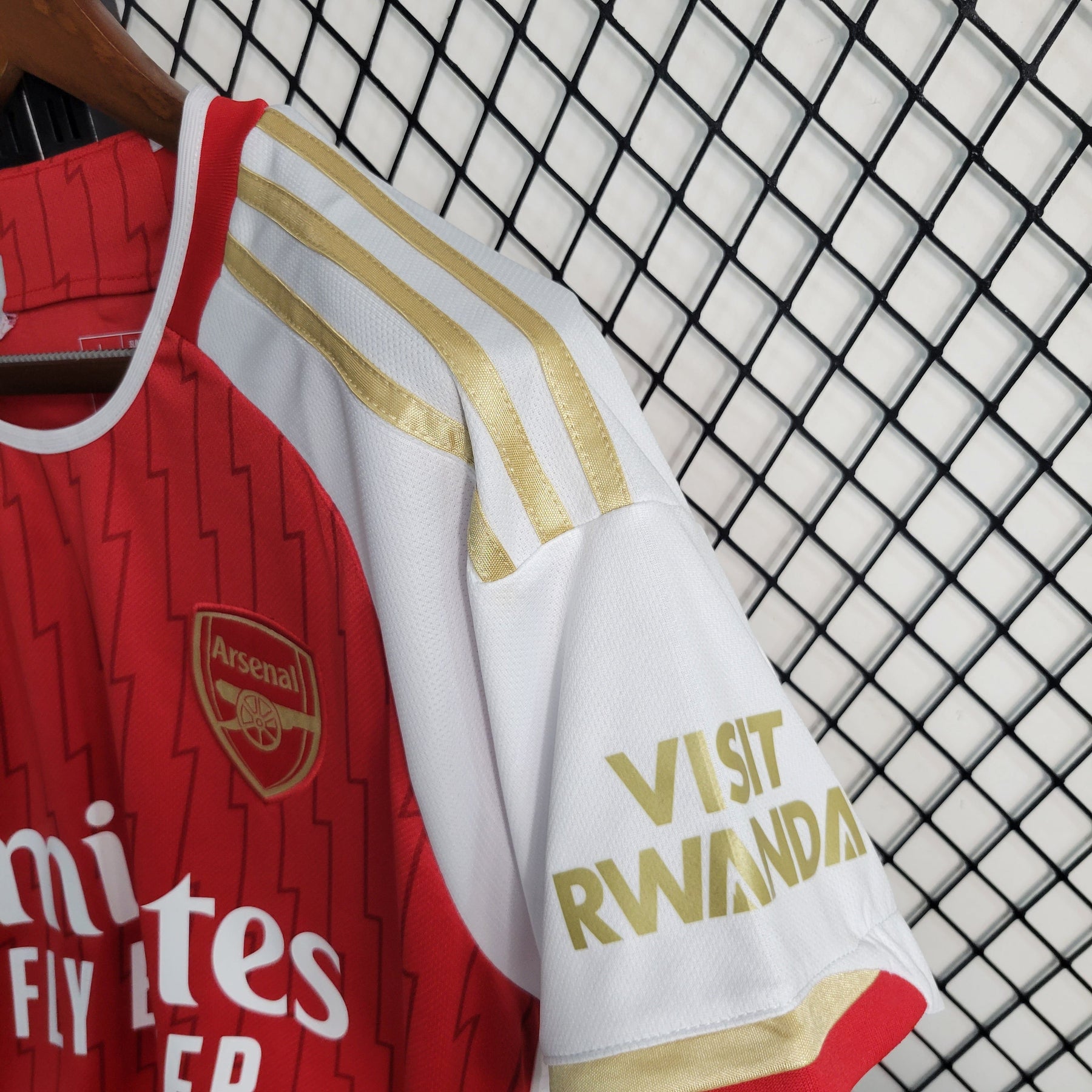 Camisa Arsenal Home 2023/24 - Adidas Torcedor Masculina - Vermelha/Branca