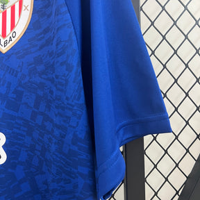 Camisa Athletic Bilbao Away 2024/25 - Castore Torcedor Masculina - Azul