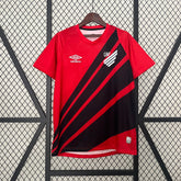 Camisa Atlético Paranaense Home 2024/25 - Umbro Torcedor Masculina - Vermelha/Preta