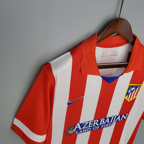 Camisa Atlético de Madrid Home 2013/14 - Nike Retrô Masculina - Vermelha/Branca