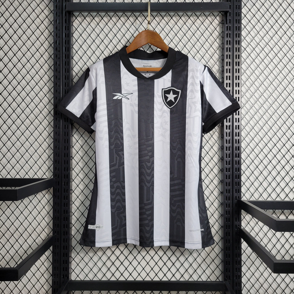 Camisa Botafogo Home 2023/24 - Reebok Torcedor Feminina - Branca/Preta