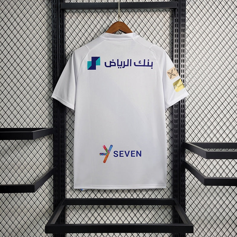 Camisa Al-Hilal Away 2023/24 - Puma Torcedor Masculina - Branca/Azul