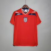 Camisa Seleção Inglaterra  2008/09 - Umbro Retrô Masculina - Vermelha/Azul