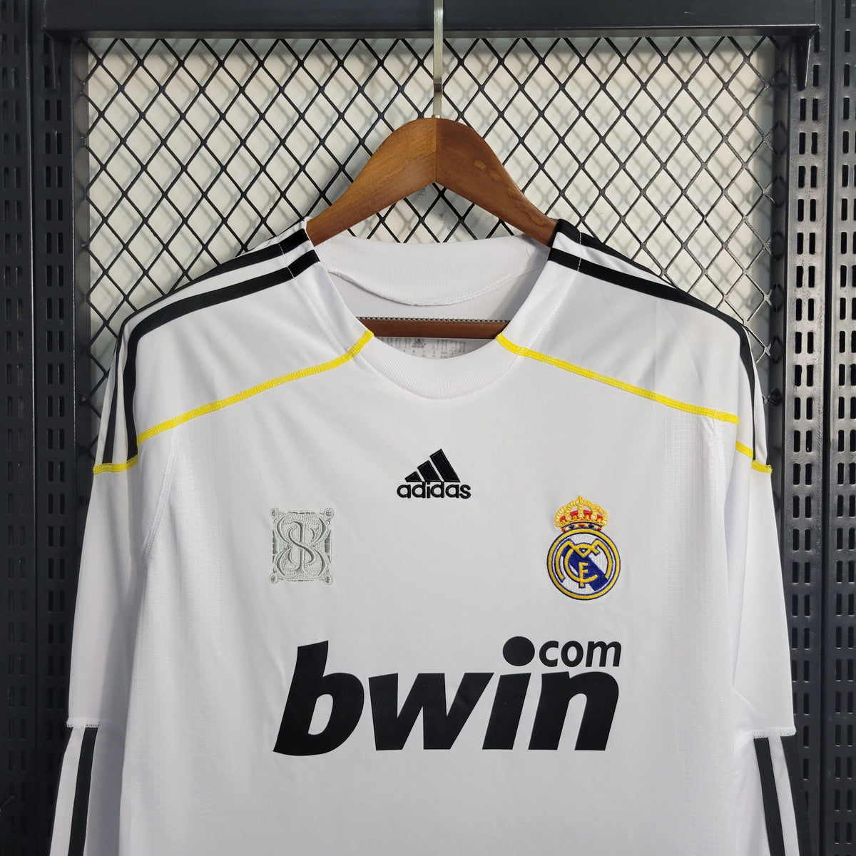 Camisa Real Madrid Manga Longa Home 2009/10 - Adidas Retrô Masculina - Branca