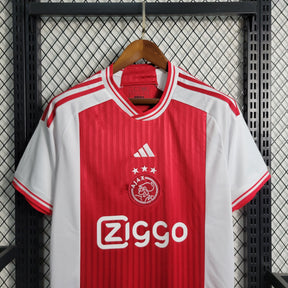 Camisa Ajax Home 2023/24 - Adidas Torcedor Masculina - Vermelha/Branca