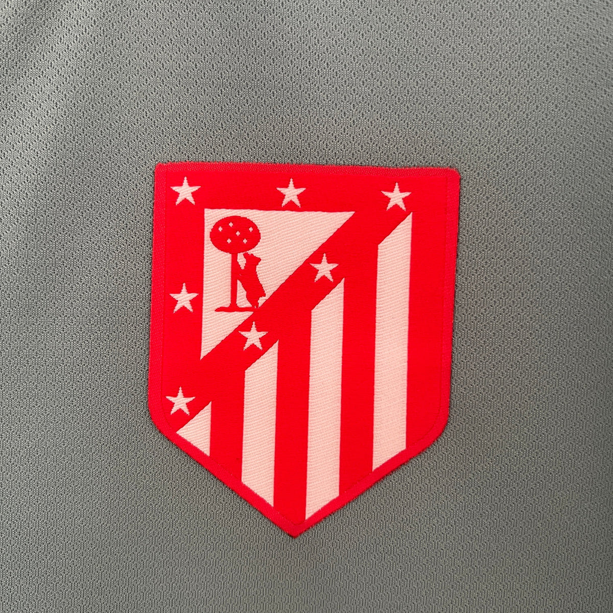 Camisa Atlético de Madrid Away 2024/25 - Nike Torcedor Masculina - Cinza/Vermelha