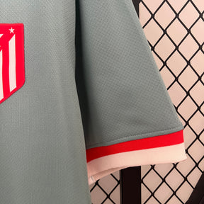 Camisa Atlético de Madrid Away 2024/25 - Nike Torcedor Masculina - Cinza/Vermelha