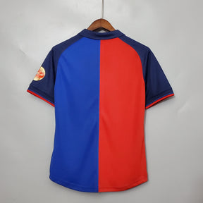 Camisa Barcelona Edição Especial 100 Anos - Nike Retrô Masculina - Vermelha/Azul