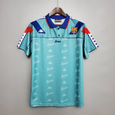 Camisa Barcelona Away 1992/95 - Kappa Retrô Masculina - Verde/Azul