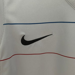 Camisa Barcelona Away 2003/04 - Nike Retrô Masculina - Cinza