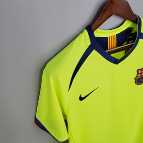 Camisa Barcelona Away 2005/06 - Nike Retrô Masculina - Verde/Azul