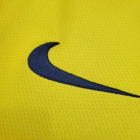 Camisa Barcelona Away 2008/09 - Nike Retrô Masculina - Amarela/Azul