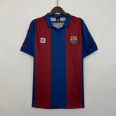 Camisa Barcelona Home 1980/82 - Retrô Masculina - Vermelha/Azul