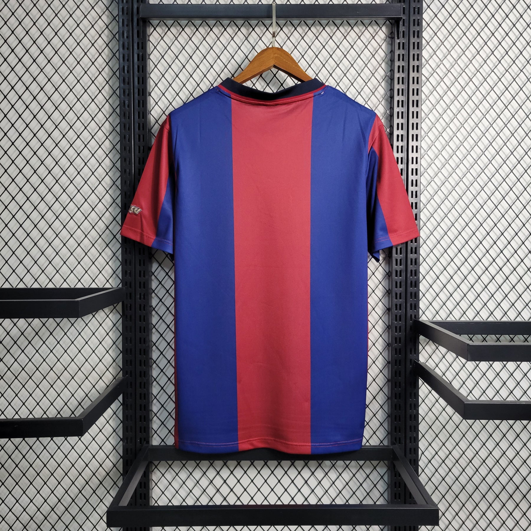 Camisa Barcelona Home 1998/99 - Nike Retrô Masculina - Vermelha/Azul