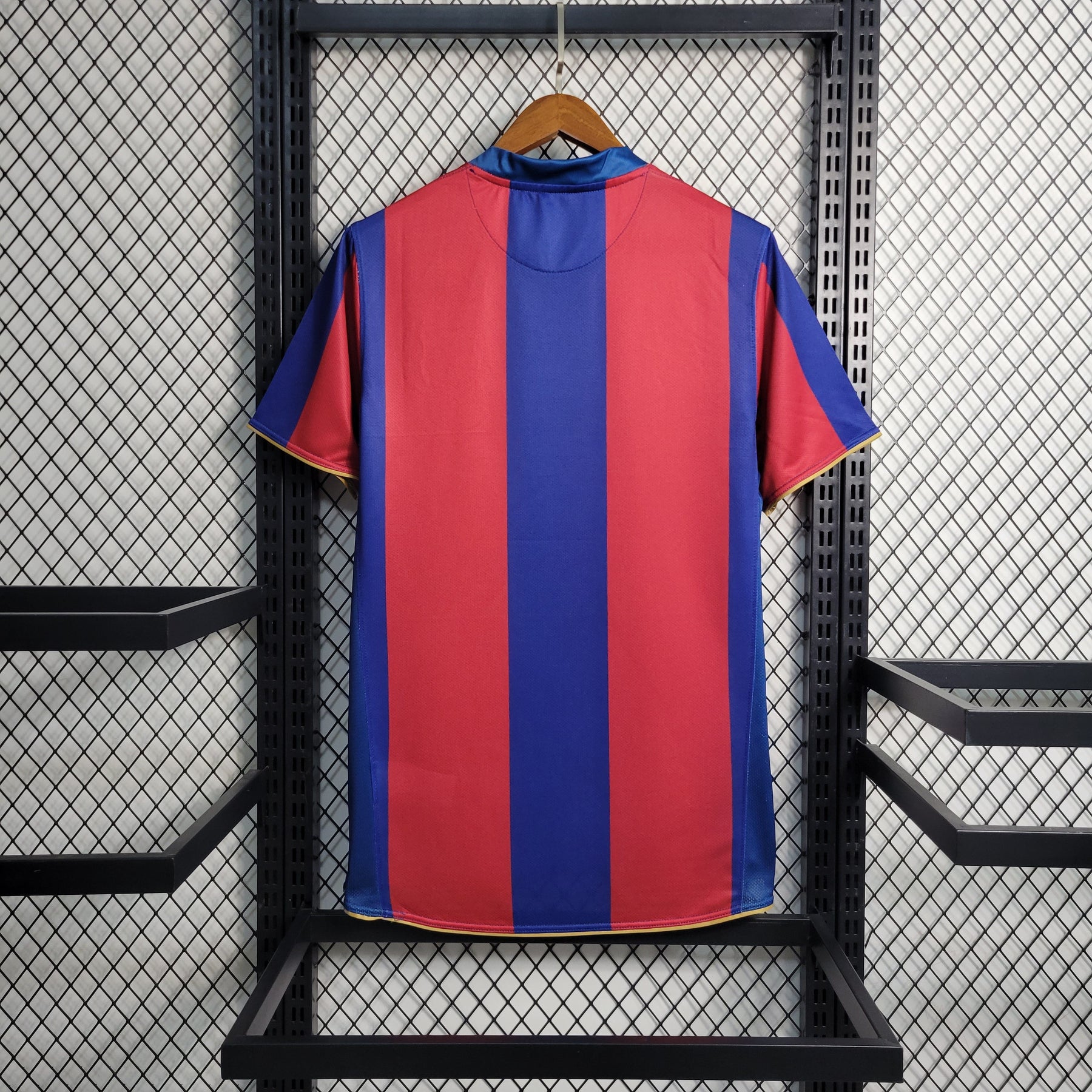 Camisa Barcelona Home 2007/08 - Nike Retrô Masculina - Vermelha/Azul