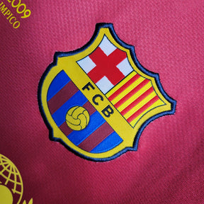 Camisa Barcelona Home 2008/09 - Nike Retrô Masculina - Azul/Vermelha