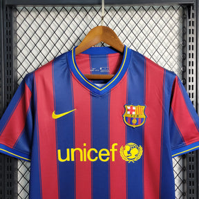 Camisa Barcelona Home 2009/10 - Nike Retrô Masculina - Vermelha/Azul