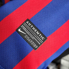 Camisa Barcelona Home 2011/12 - Nike Retrô Masculina - Vermelha/Azul