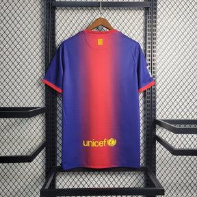 Camisa Barcelona Home 2012/13 - Nike Retrô Masculina - Azul/Vermelha