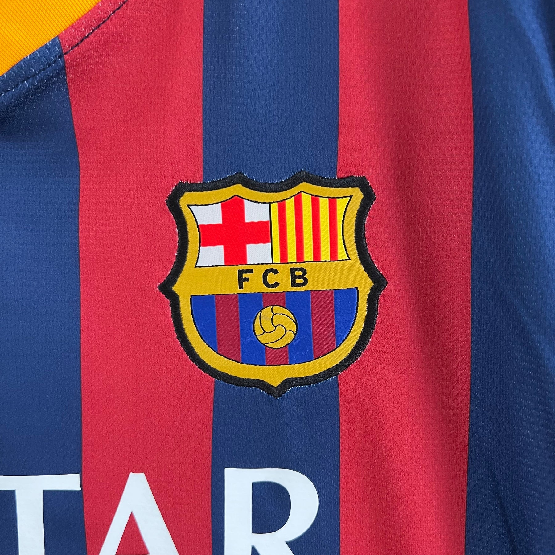 Camisa Barcelona Home 2013/14 - Nike Retrô Masculina - Vermelha/Azul