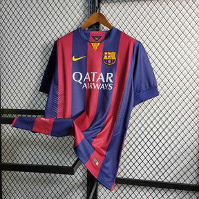 Camisa Barcelona Home 2014/15 - Nike Retrô Masculina - Vermelha/Azul