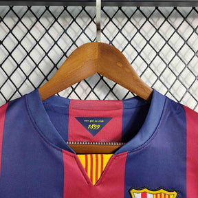 Camisa Barcelona Home 2014/15 - Nike Retrô Masculina - Vermelha/Azul