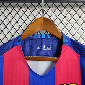 Camisa Barcelona Home 2016/17 - Nike Retrô Masculina - Azul/Vermelha