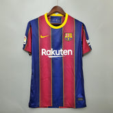 Camisa Barcelona Home 2020/21 - Nike Torcedor Masculina - Vermelha/Azul