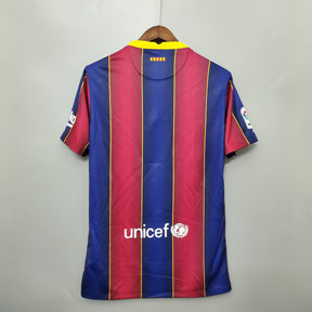 Camisa Barcelona Home 2020/21 - Nike Torcedor Masculina - Vermelha/Azul