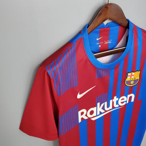 Camisa Barcelona Home 2021/22 - Nike Torcedor Masculina - Vermelha/Azul