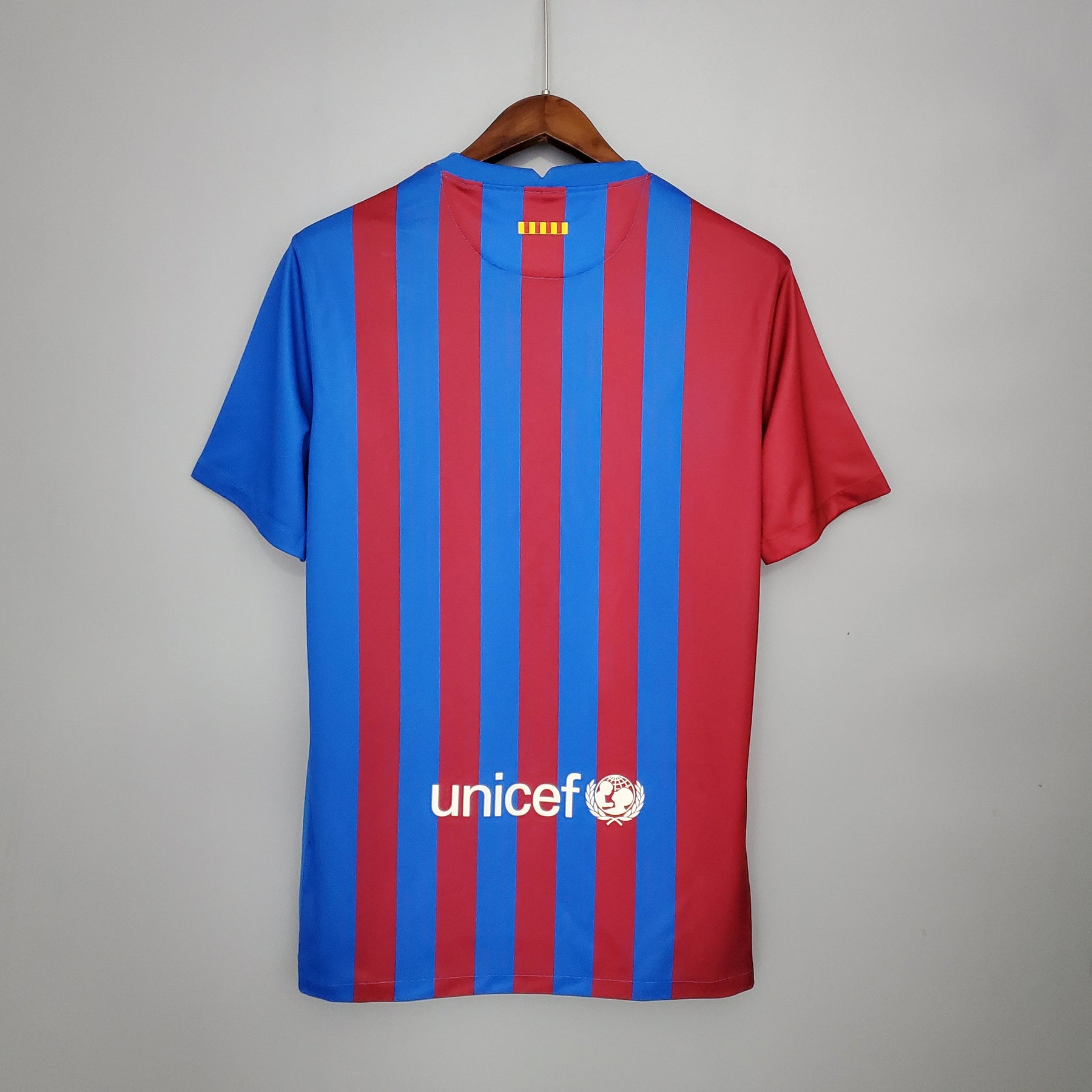 Camisa Barcelona Home 2021/22 - Nike Torcedor Masculina - Vermelha/Azul