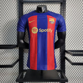 Camisa Barcelona Home 2023/24 - Nike Jogador Masculina - Azul/Vermelha