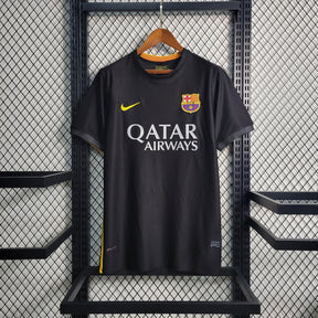 Camisa Barcelona Third 2013/14 - Nike Retrô Masculina - Preta/Amarela