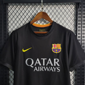 Camisa Barcelona Third 2013/14 - Nike Retrô Masculina - Preta/Amarela