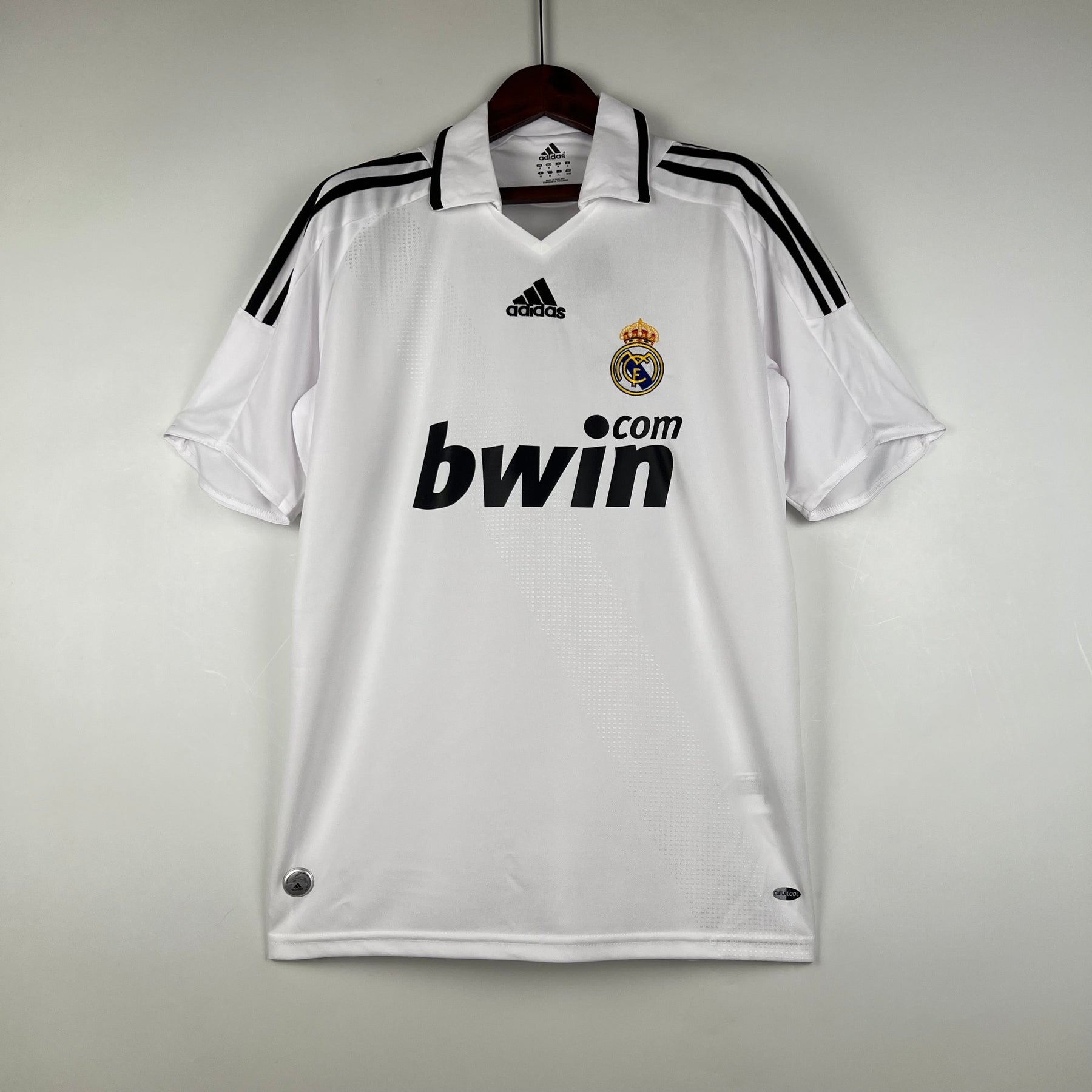 Camisa Real Madrid Home 2008/09 - Adidas Retrô Masculina - Branca