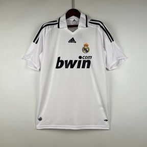 Camisa Real Madrid Home 2008/09 - Adidas Retrô Masculina - Branca