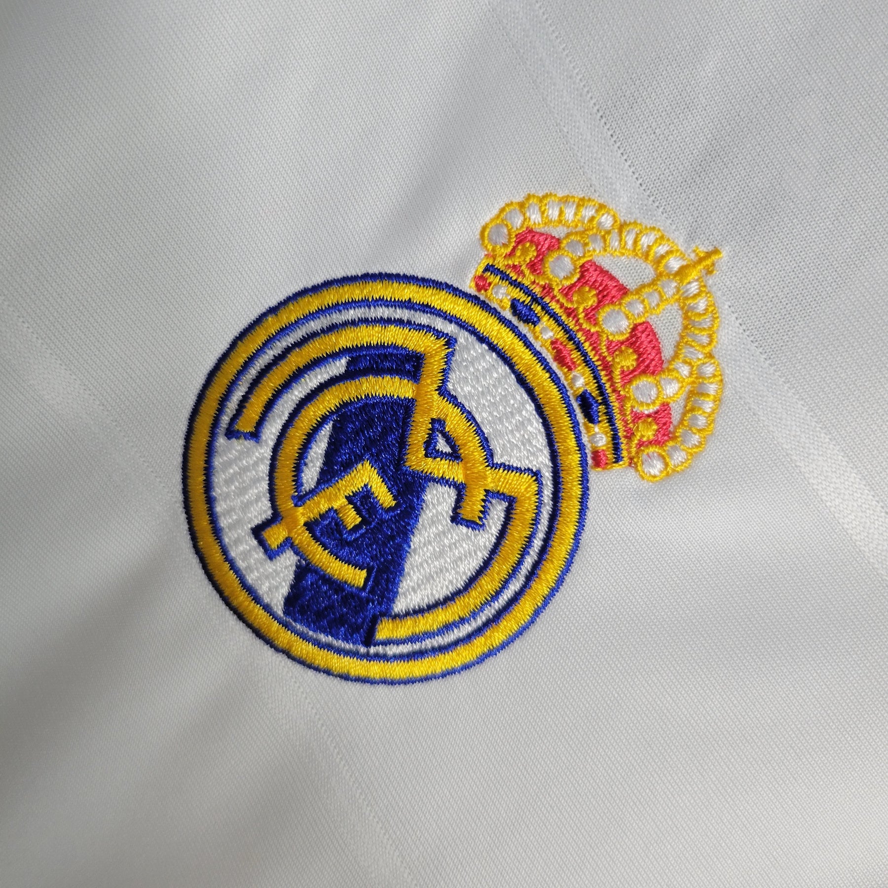 Camisa Manga Longa Real Madrid Home 2013/14 - Adidas Retrô Masculina - Branca