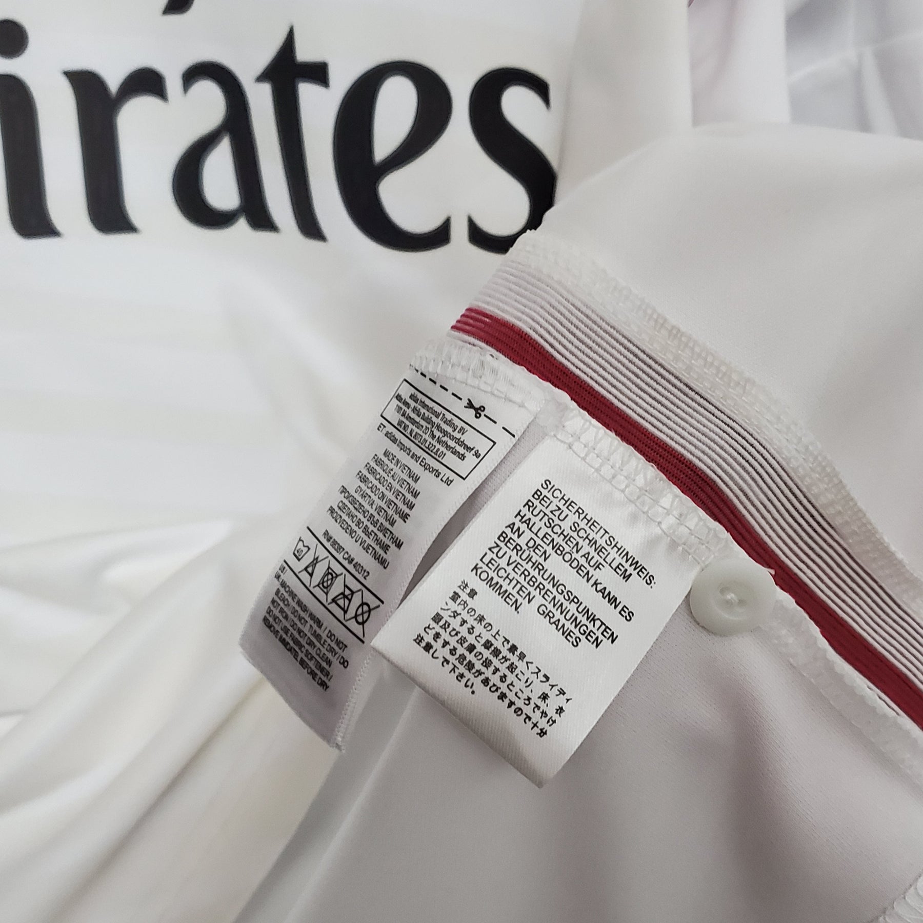 Camisa Manga Longa Real Madrid Home 2014/15 - Adidas Retrô Masculina - Branca