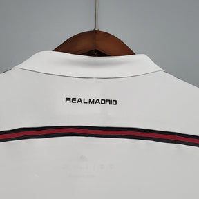 Camisa Manga Longa Real Madrid Home 2014/15 - Adidas Retrô Masculina - Branca