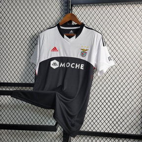 Camisa Benfica Away 2013/14 - Adidas Retrô Masculina - Preta/Branca