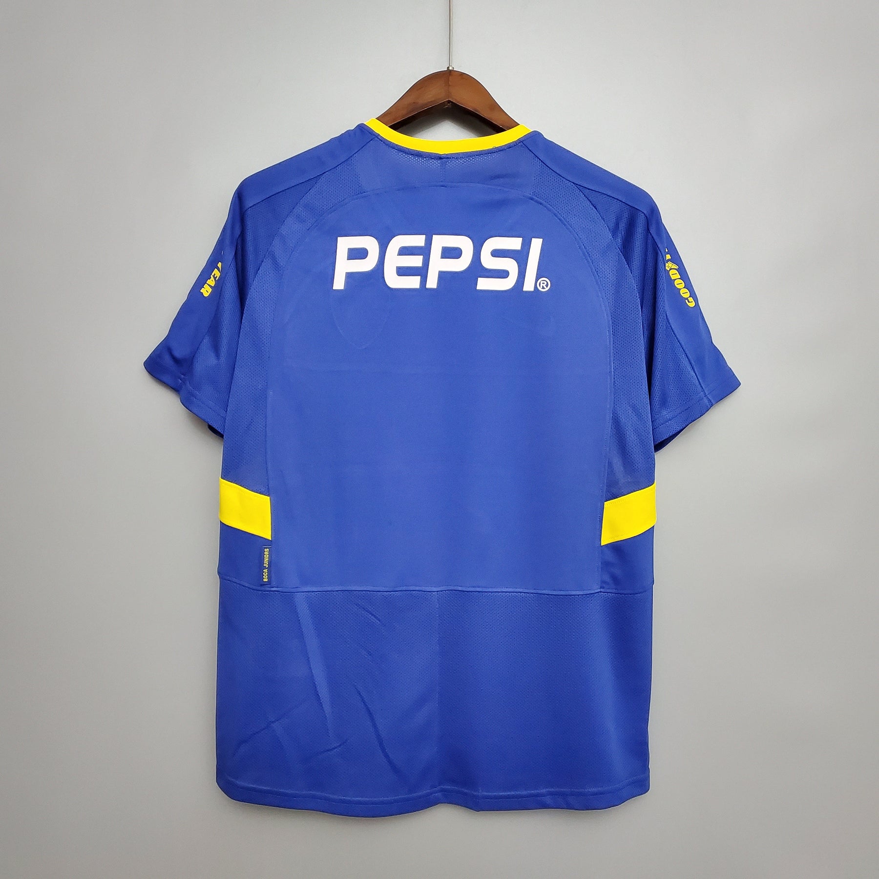 Camisa Boca Juniors Home 2003/04 - Nike Retrô Masculina - Azul/Amarela