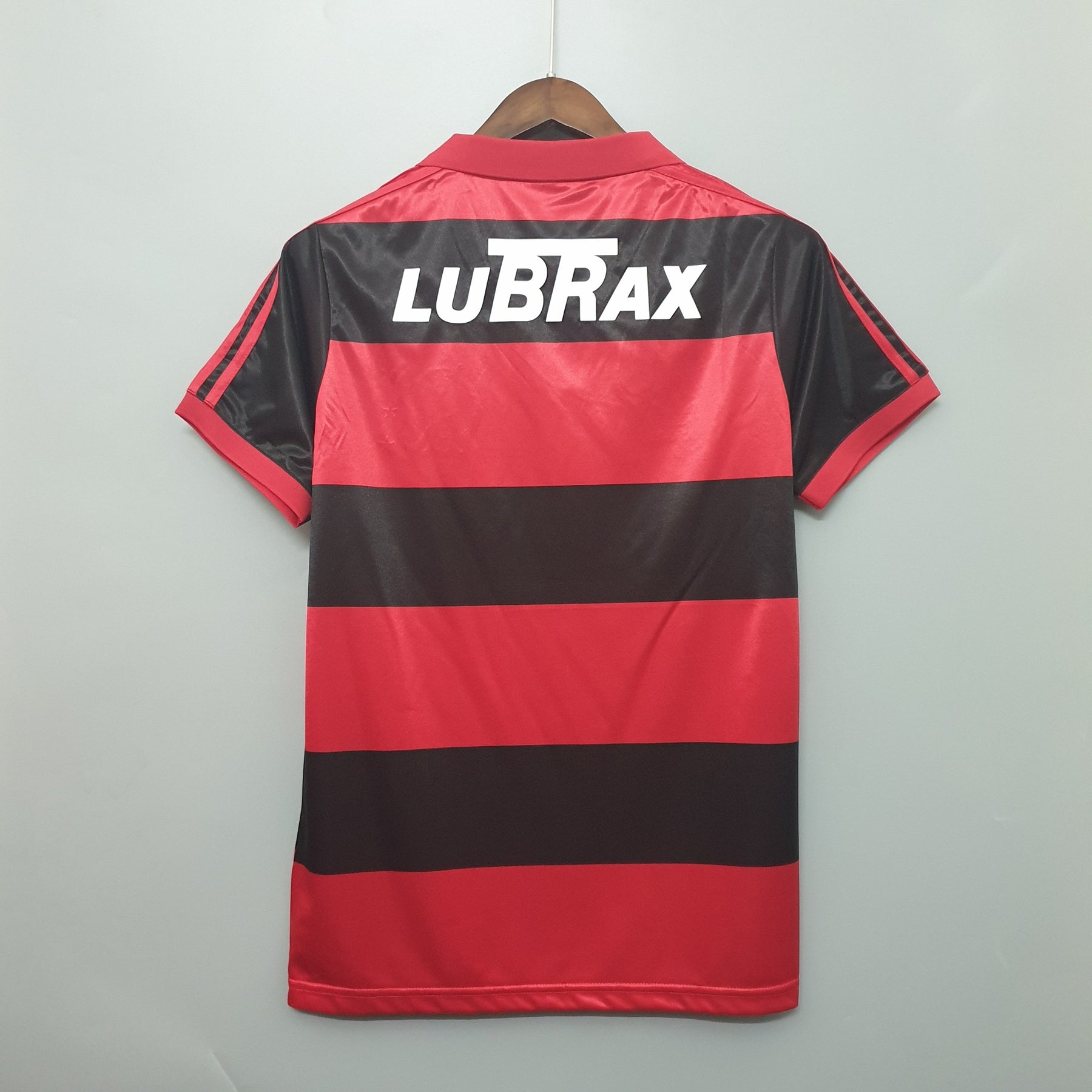 Camisa Flamengo Home 1990 - Adidas Retrô Masculina - Vermelha/Preta