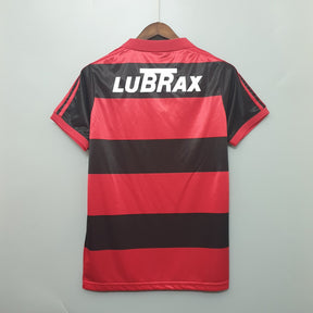 Camisa Flamengo Home 1990 - Adidas Retrô Masculina - Vermelha/Preta